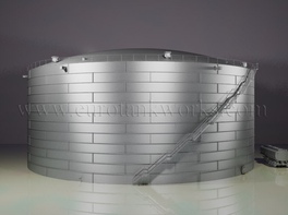 Vertikal 30 000 m³ cylindrisk ståltank